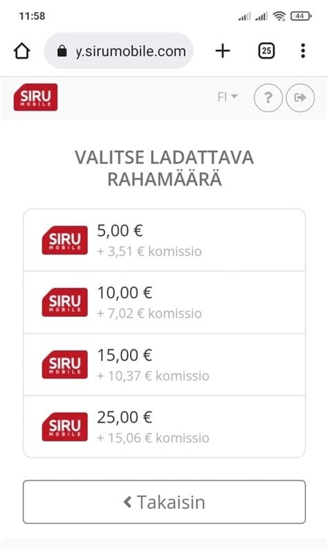 siru mobiilimaksu